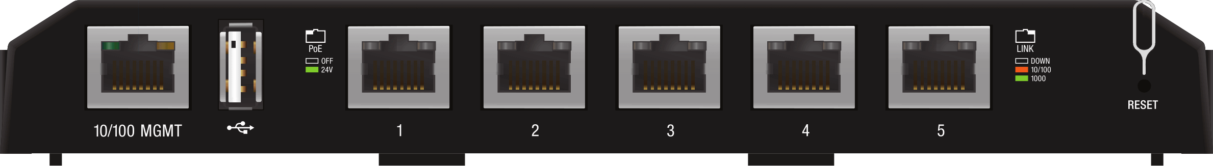 分配器・切替器 Ubiquiti EdgeSwitch 8 XP Ubiquiti® ES-8-XP | EdgeSwitch™ XP, Advanced Power over Ethernet